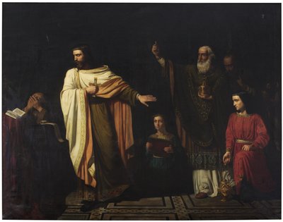 Saint Hermenegild in Prison by Francisco Aznar